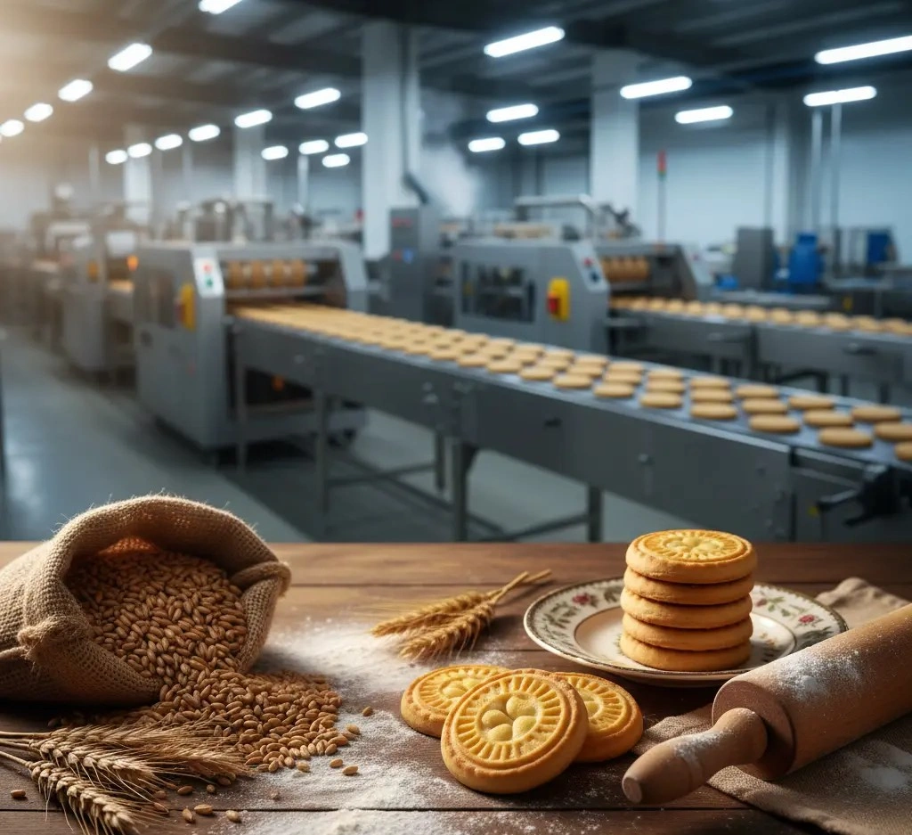 Modern biscuit production line