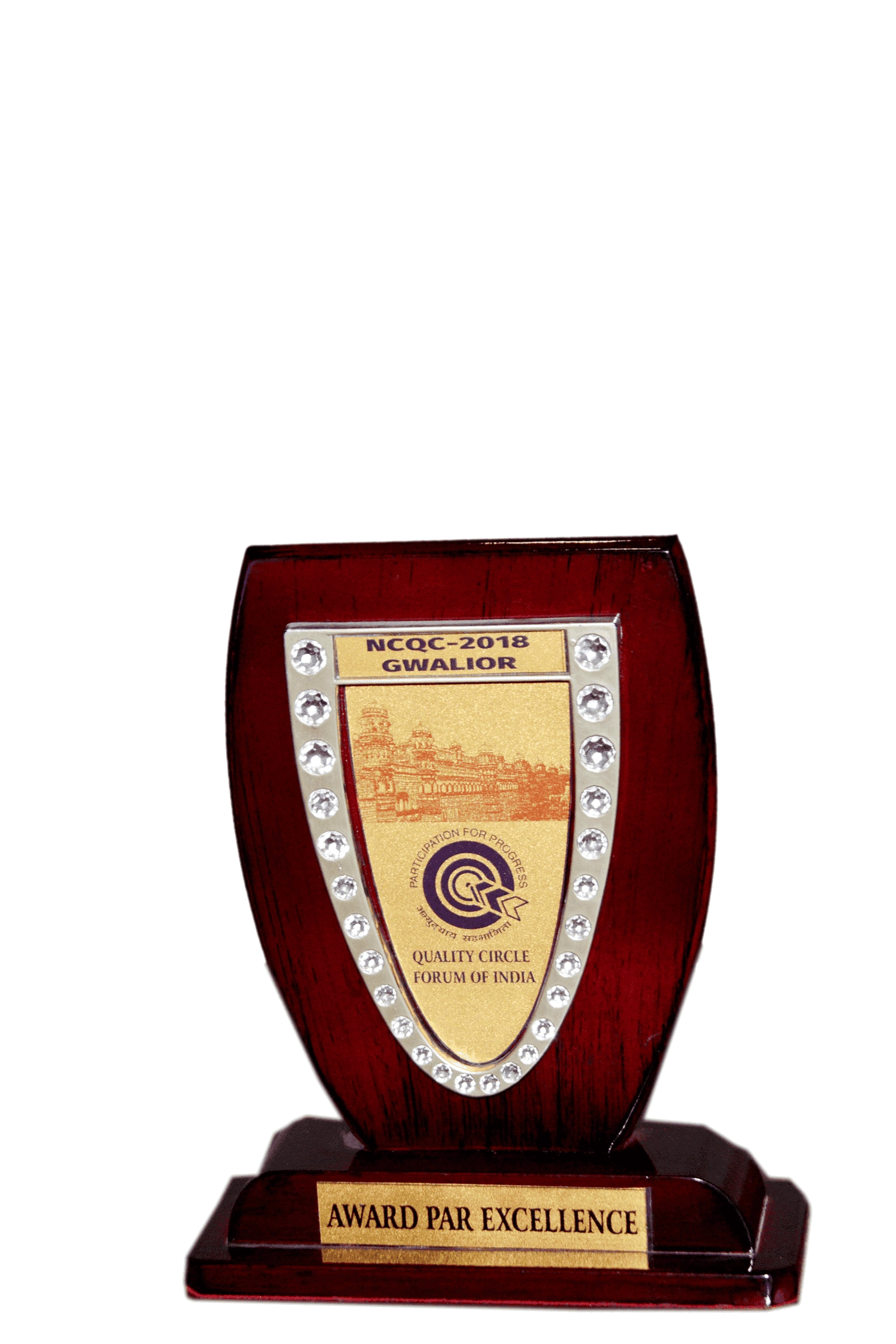 NCQC-2018, Gwalior, Award Par Excellence