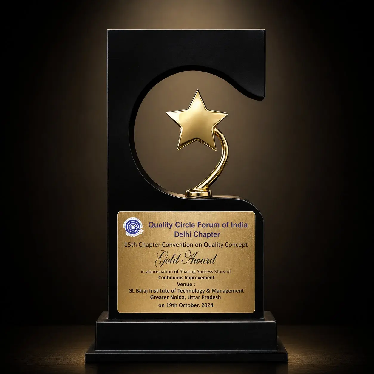 Gold Award - CCQC, 2024